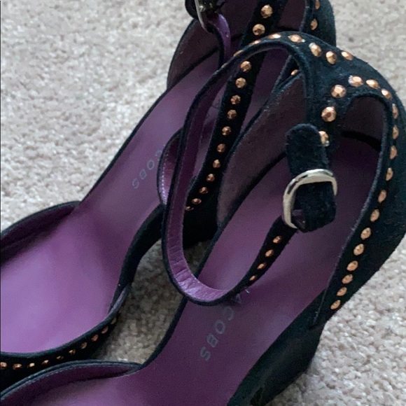 Marc Jacobs ankle strap suede heels size 37 - Picture 4 of 8